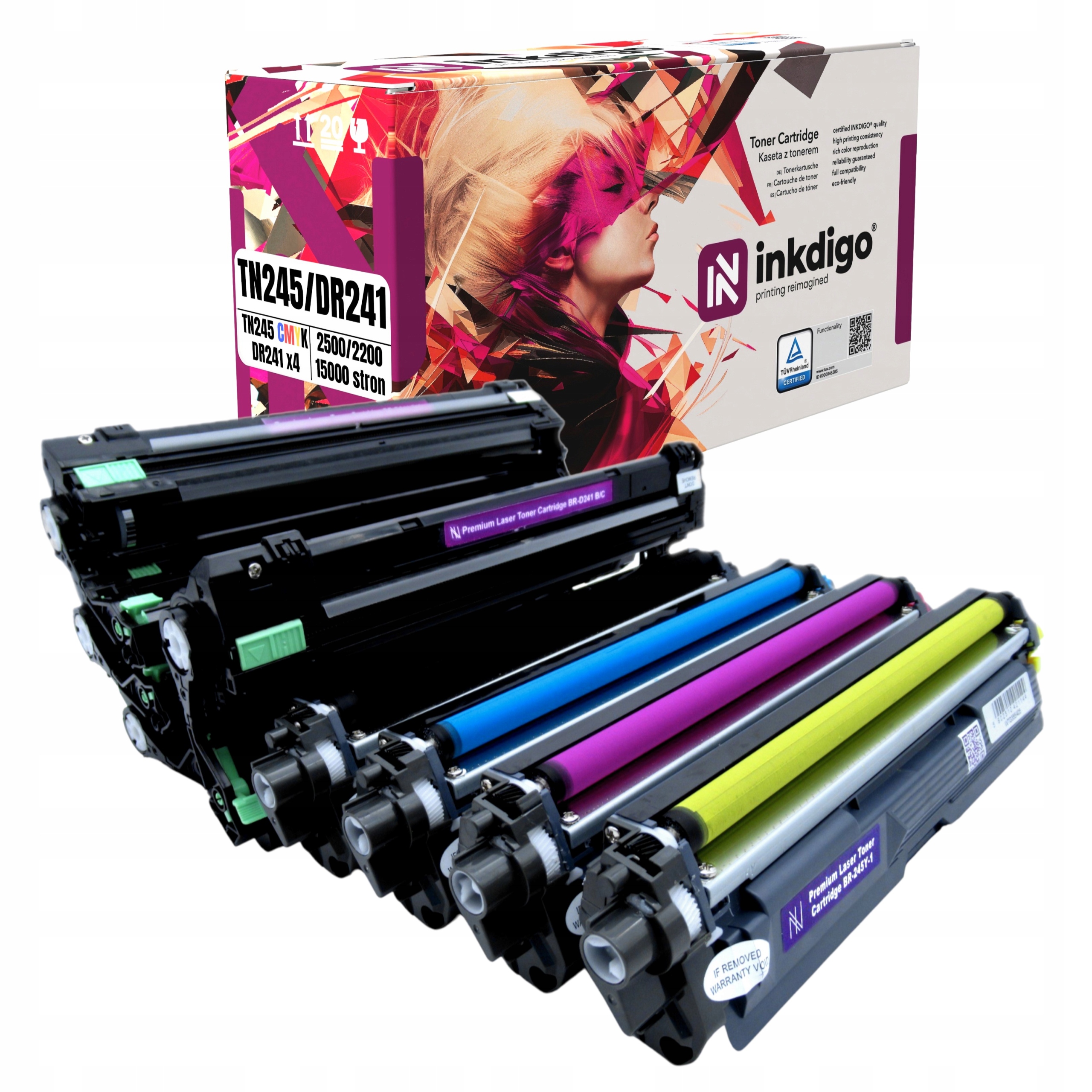 Tonery 4 Bubny pro tiskárnu Brother HL-3150 Cmyk