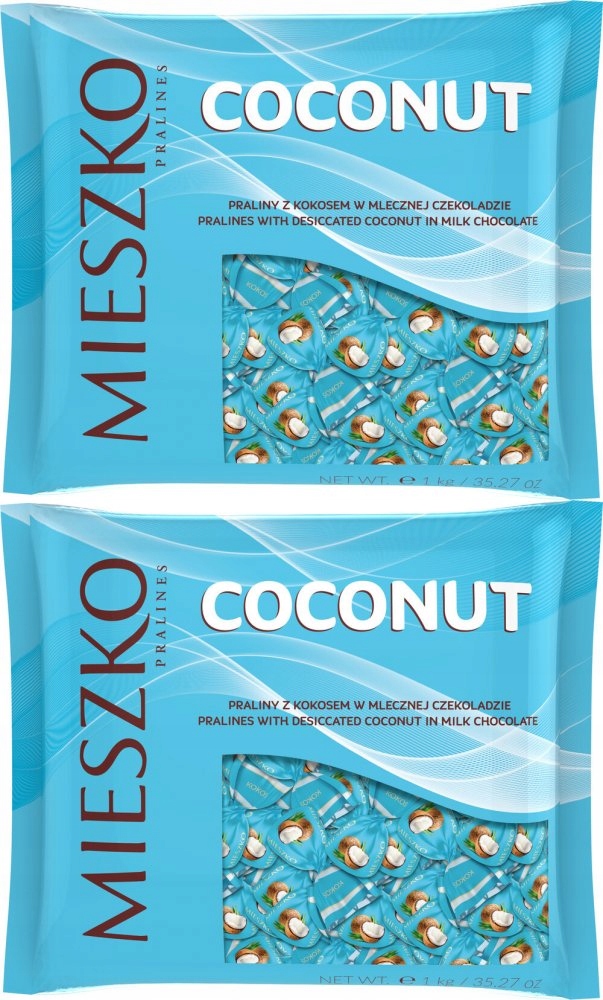 Praliny z Kokosem Mieszko 1kg x2