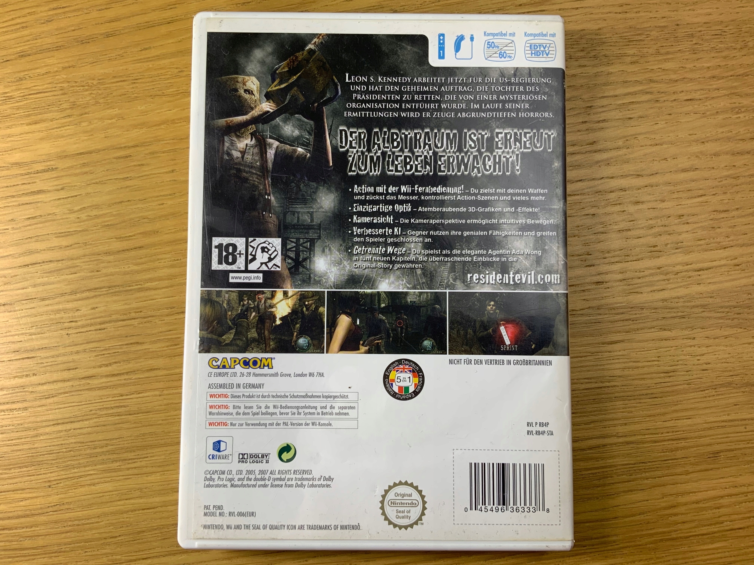 RESIDENT EVIL 4 płyta ideał- NINTENDO WII Producent Capcom