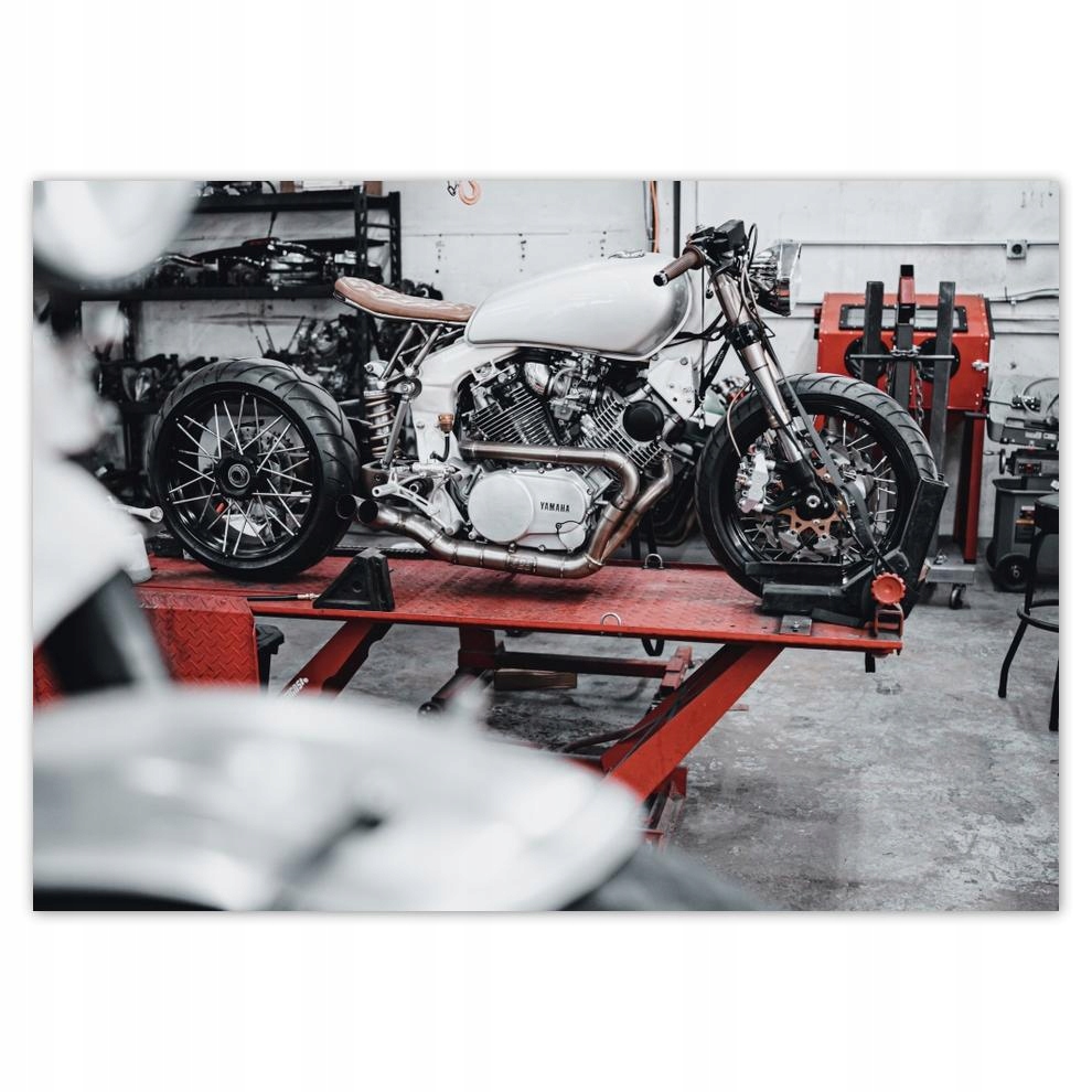 

Plakat 70x50 Yamaha Motocykl Garaż