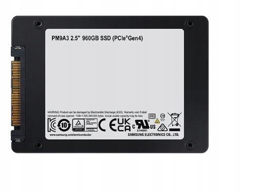 Dysk Ssd PM9A3U.2 MZQL2960HCJR-00W07