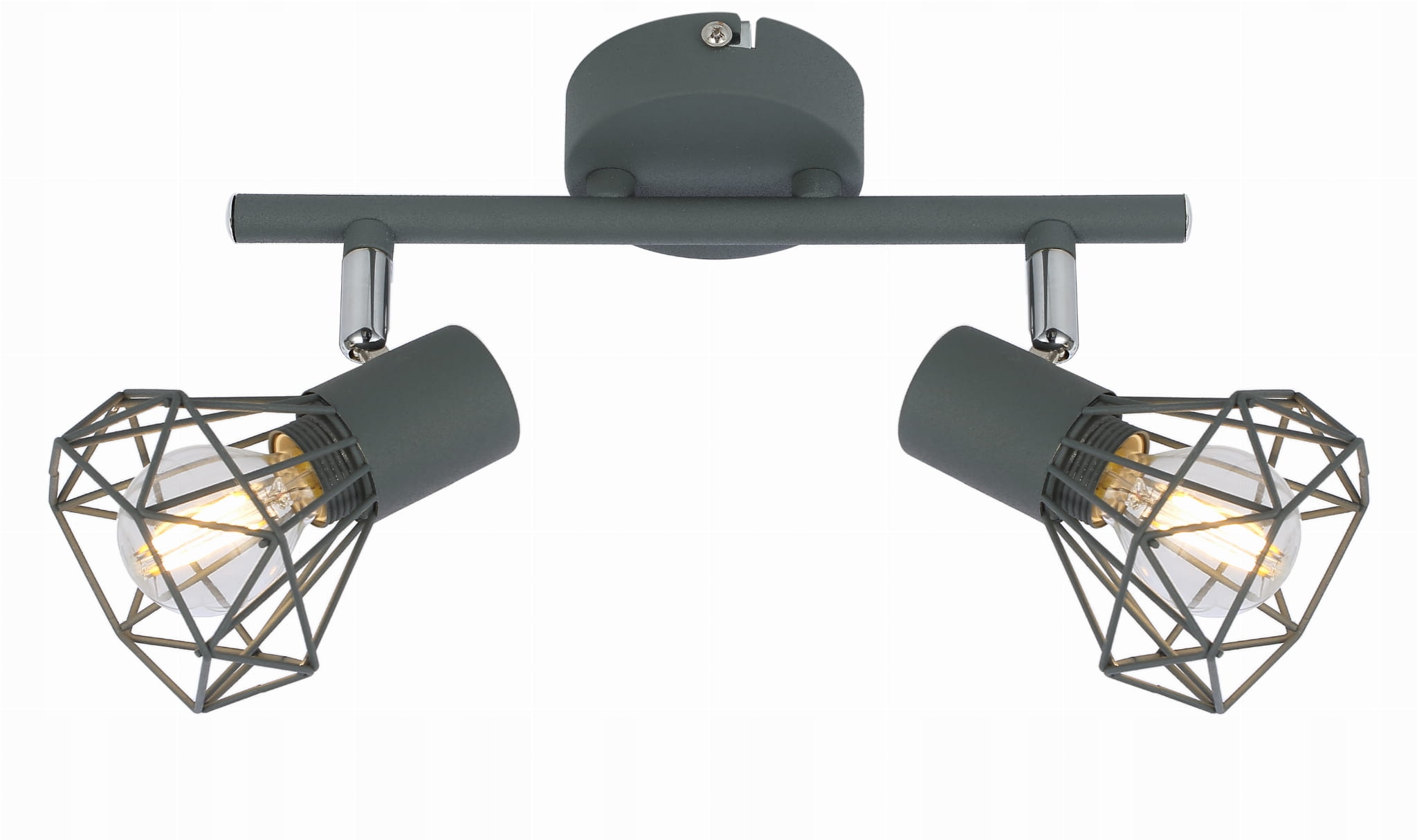 Candellux Stropní Svítidlo Verve 2xE14 Kov Šedá IP20 40W