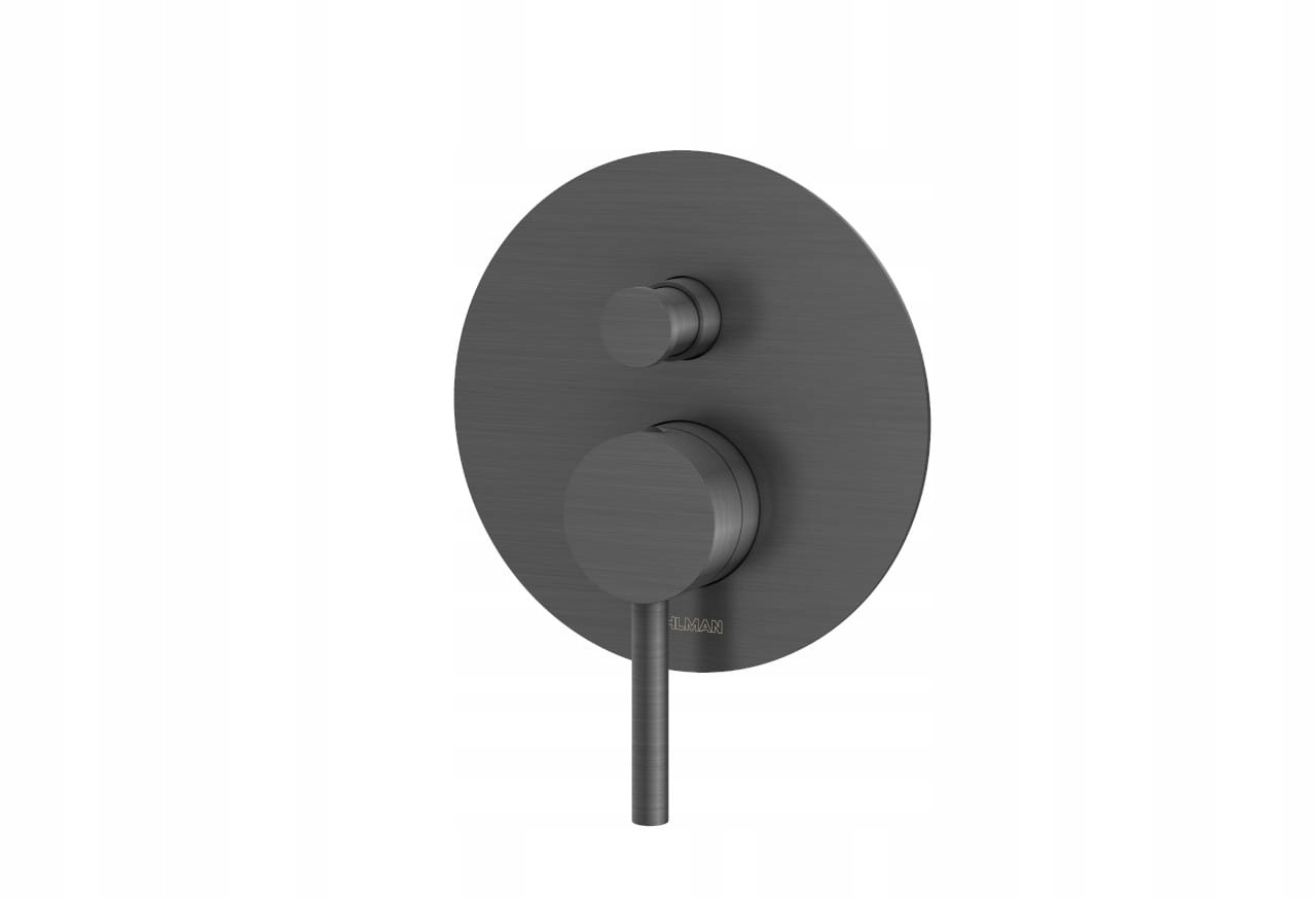 Nástenná vaňová a sprchová batéria Kohlman Axel Gray grafitová QW210AG