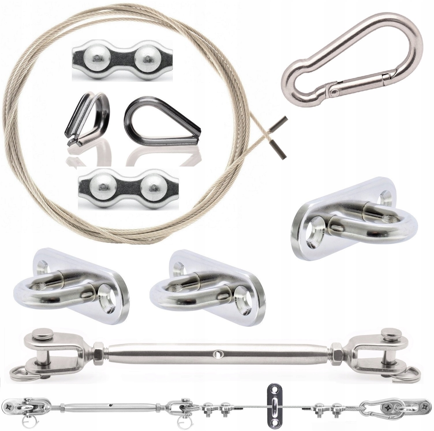 5m Z12 KARNISZ LINKA DO ZASŁON TARASOWYCH NA TARAS