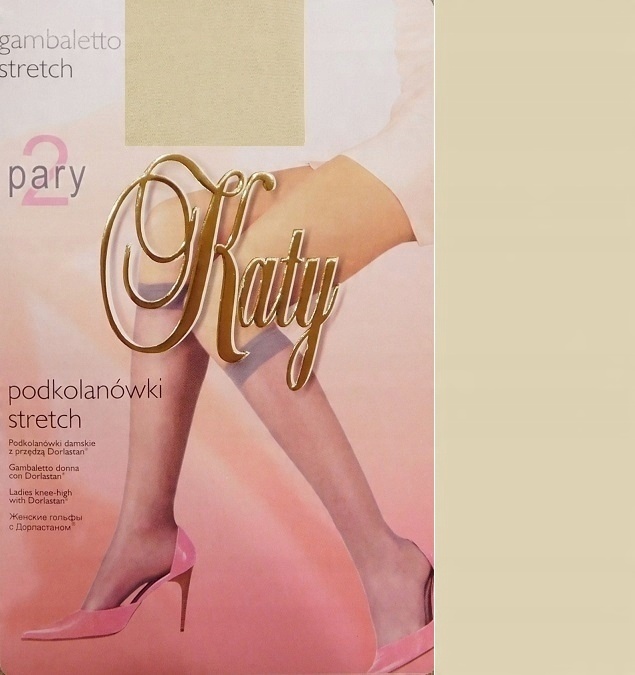 

Katy Stretch 15den podkolanówki 2pary ecri
