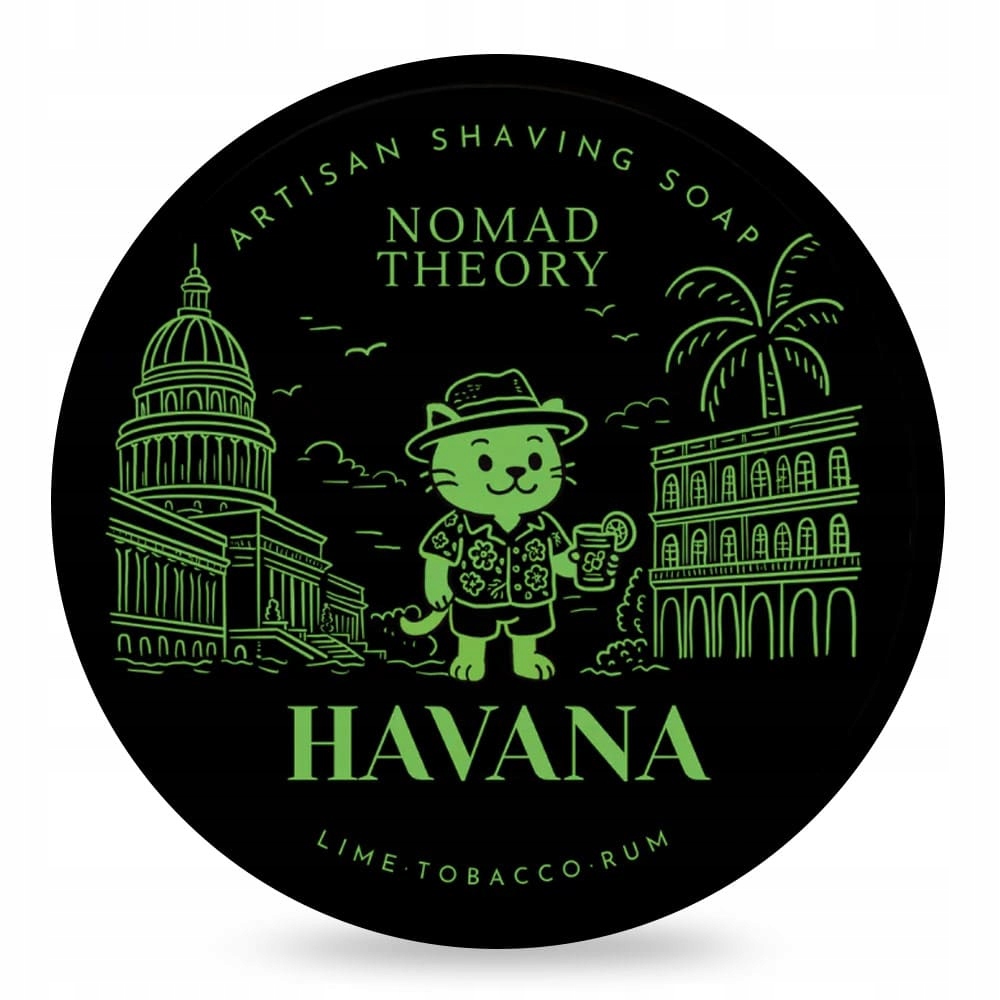 Mýdlo na holení Nomad Theory shaving soap Havana 150 Ml