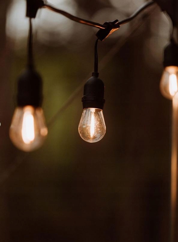 GIRLANDA ogrodowa 10mb +10 żarówek E27 LED wodoodp Odległość między żarówkami 50 cm