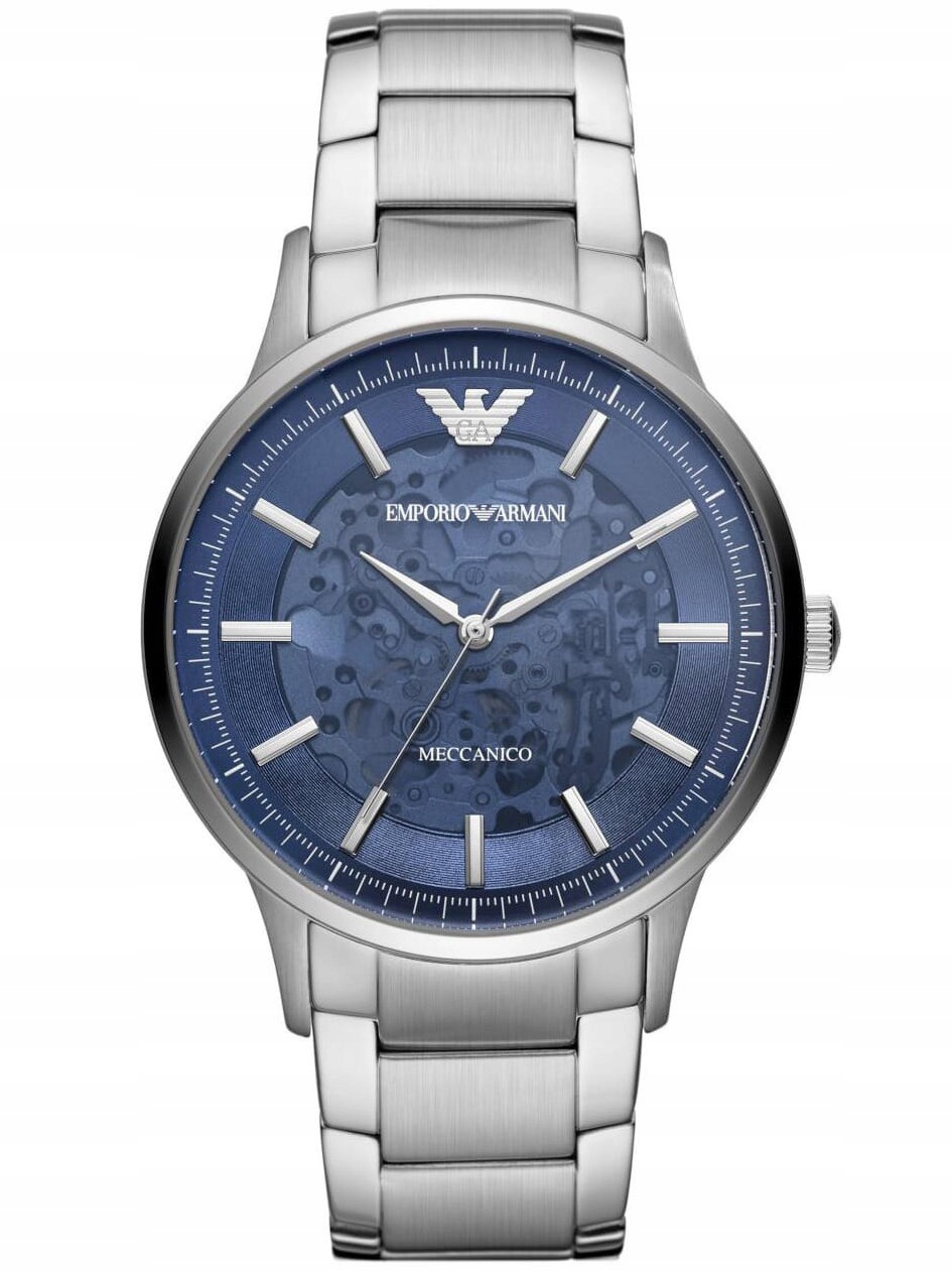Pánské Hodinky Emporio Armani AR60037 Stříbrné Automatické 50M Pro Kluka