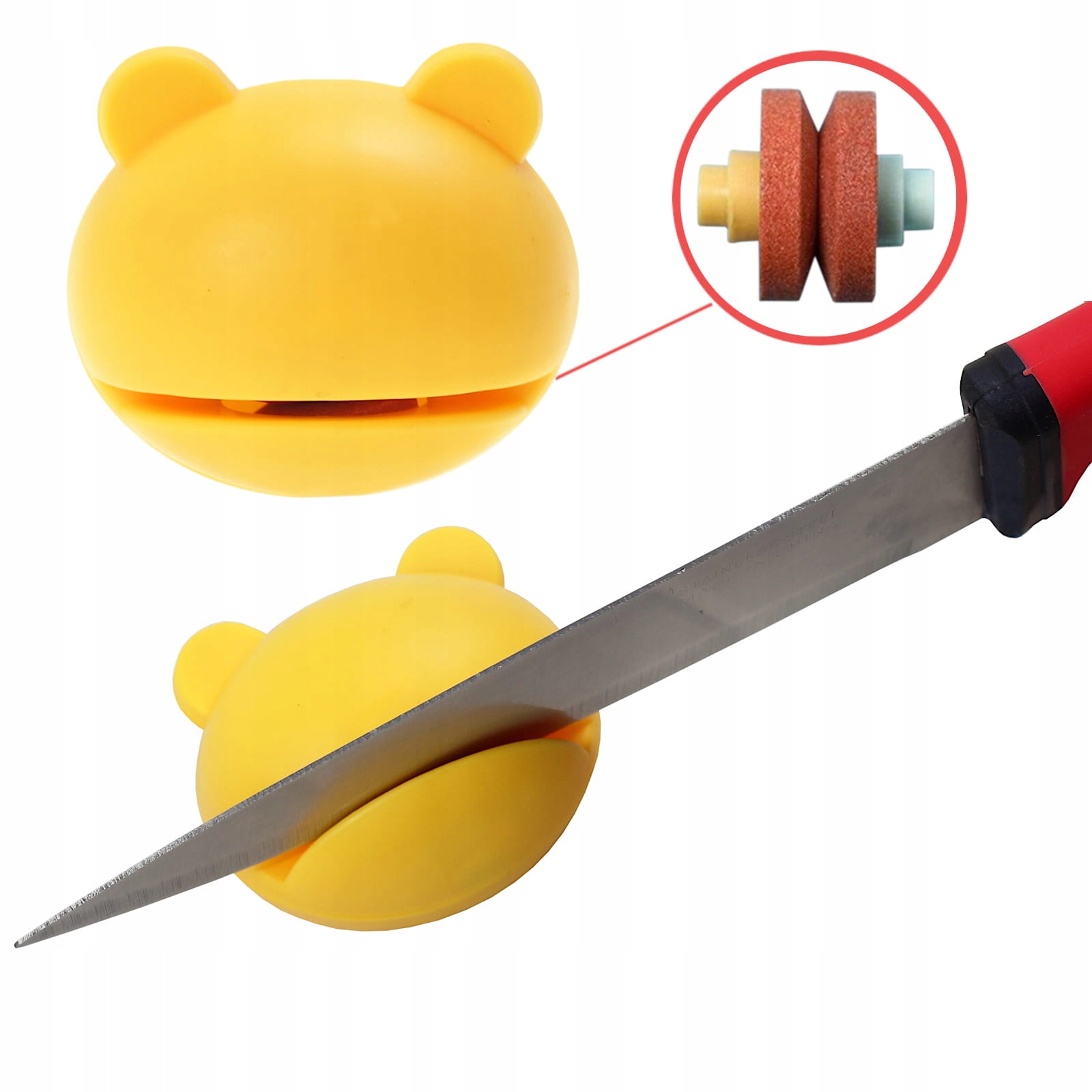 

Ostrzałka osełka do noży, nożyczek Żabka kamienna