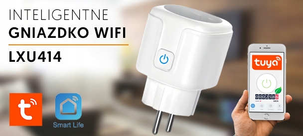 INTELIGENTNE GNIAZDKO WiFi SMART TUYA WATOMIERZ PROGRAMATOR TIMER Kod producenta LXU414