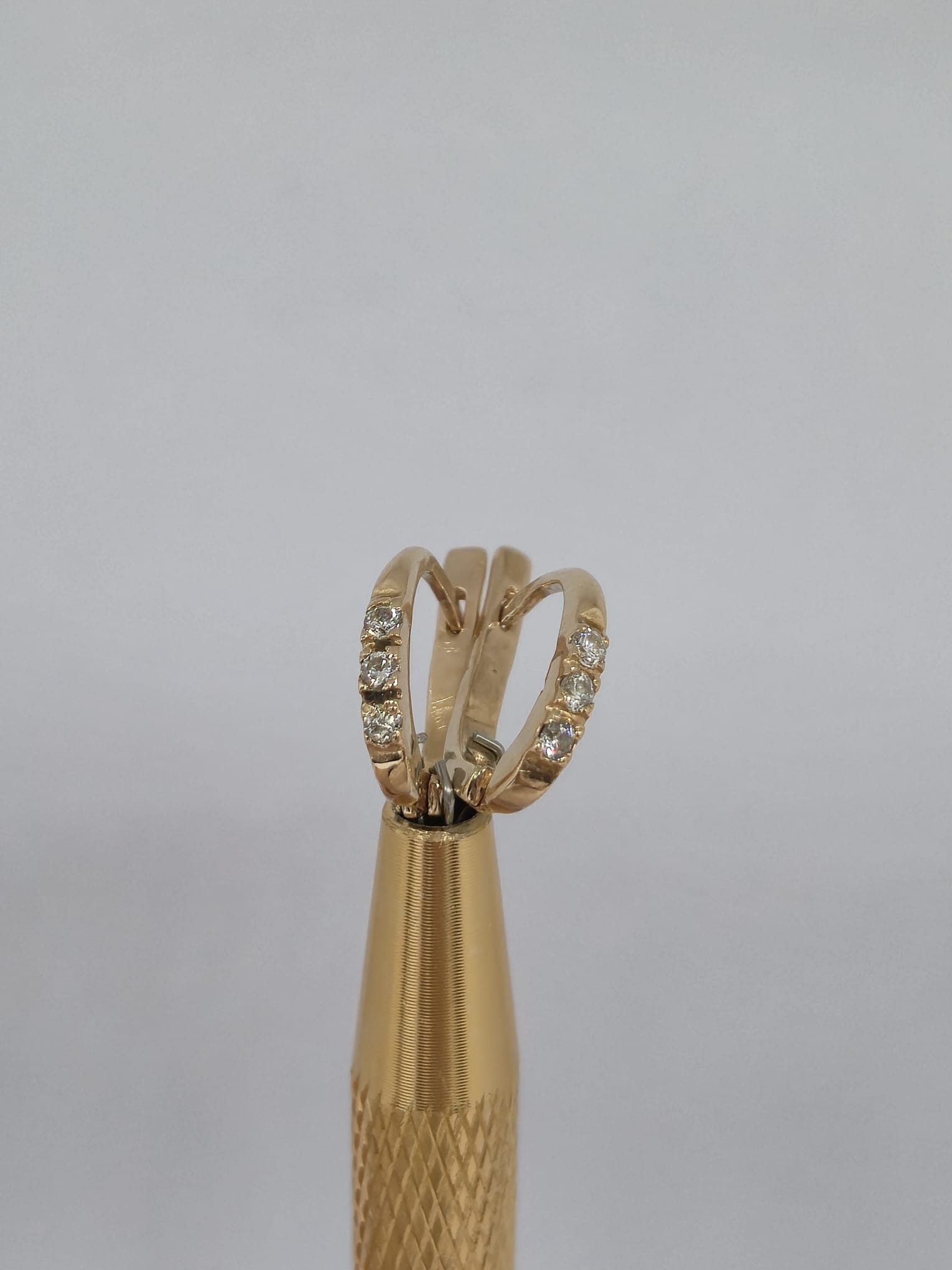 ZŁOTE KOLCZYKI UŻYWANE 14K/585 10081743 BRO