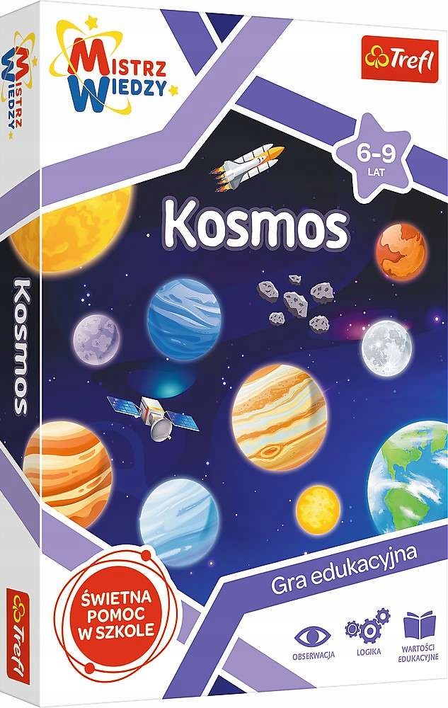 

Planszowa Gra Edukacyjna Mistrz Wiedzy Kosmos