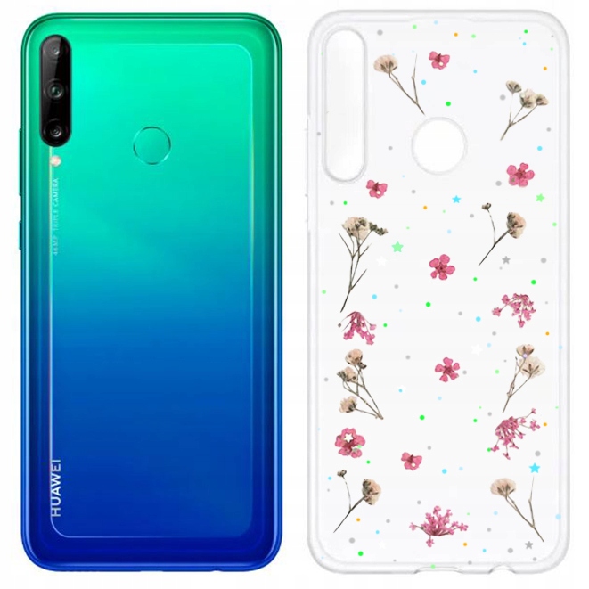 

Etui Case Pokrowiec Kwiaty do Huawei P40 Lite E