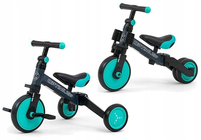 Rowerek 3w1 trójkołowy biegowy Optimus Milly Mally