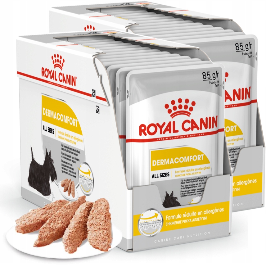 Levně Royal Canin Dermacomfort 24x85g Krmivo Vlhká paštika pro psa Podráždění