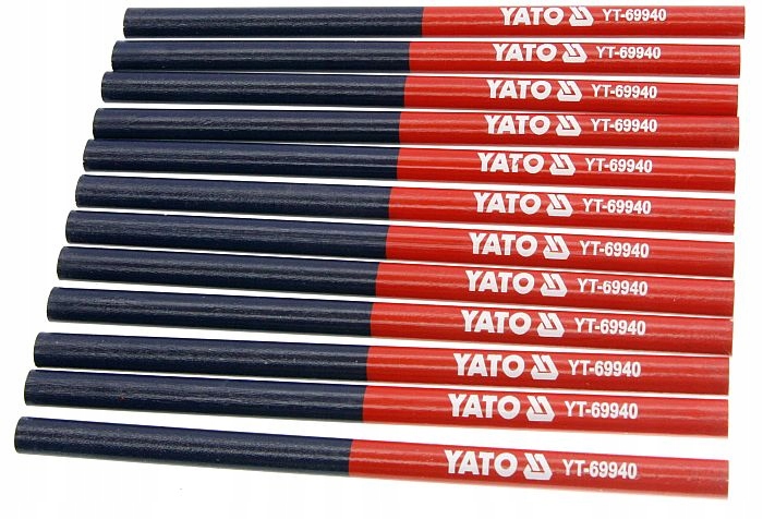 

Yato Ołówek stolarski 12szt Ołówki YT-69940 techn.