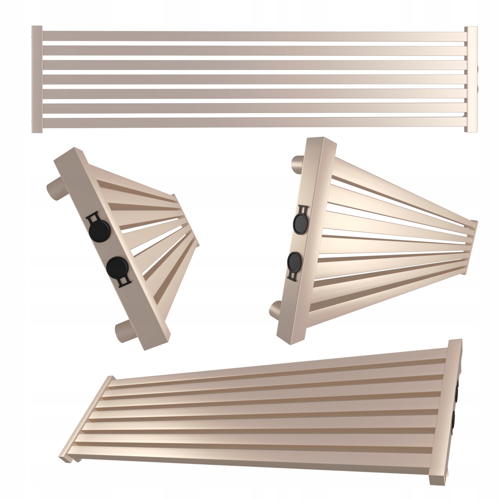 Dekorativní radiátor úrovně Radiator 100x32 Zlatý Rož