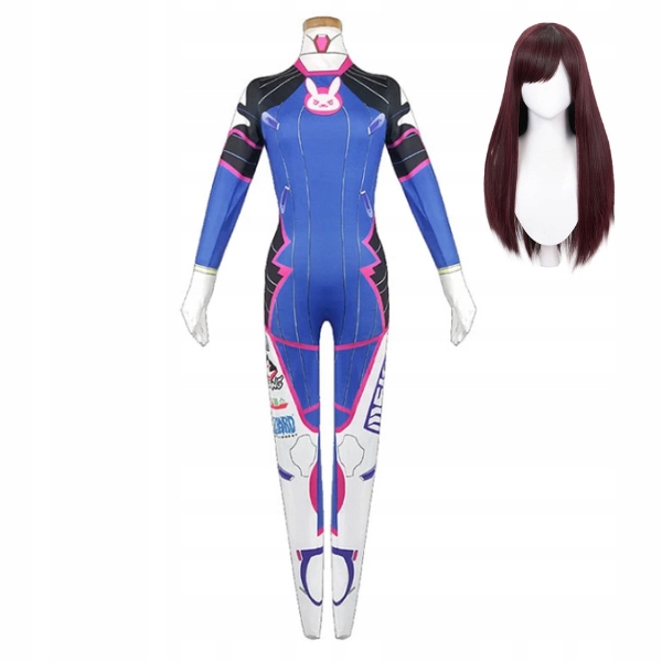 STRÓJ KOSTIUM D.VA OVERWATCH ANIME COSPLAY 164/170 Marka Hopki