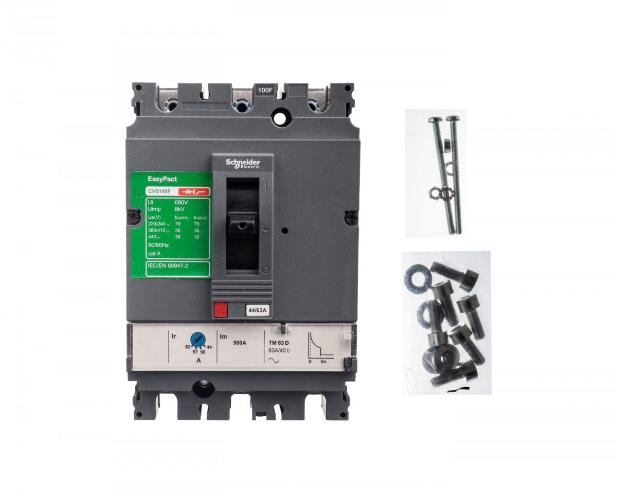 Schneider Wyłącznik mocy 63A 3P 36kA CVS100 TM63D LV510335