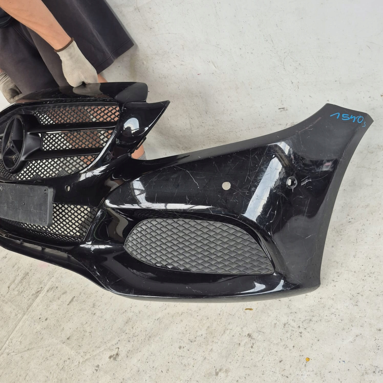 MERCEDES C-KLASA W205 14-> bumper front front PDC
