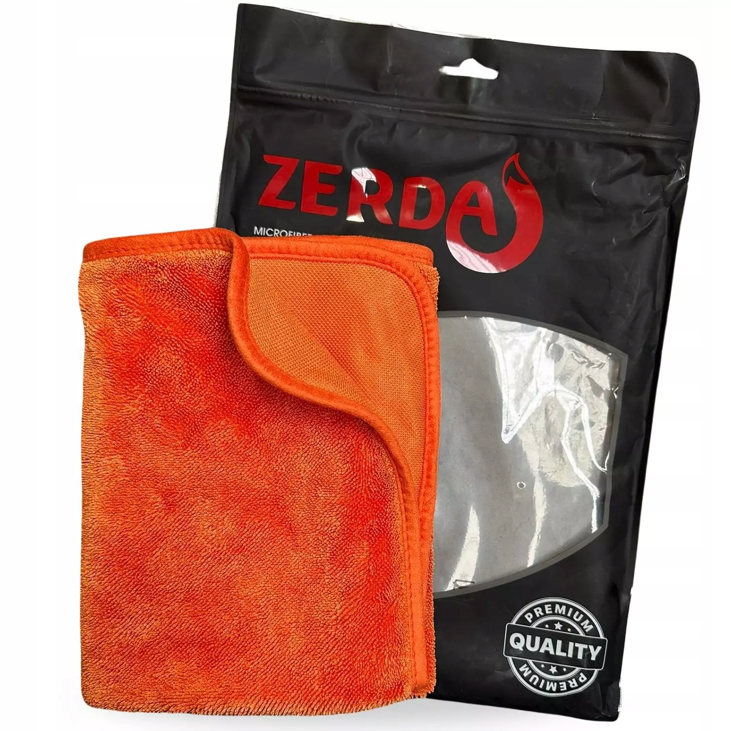 Zerda Twisted Loop 50x75cm 520GSM ręcznik z obszyciem z alacantary