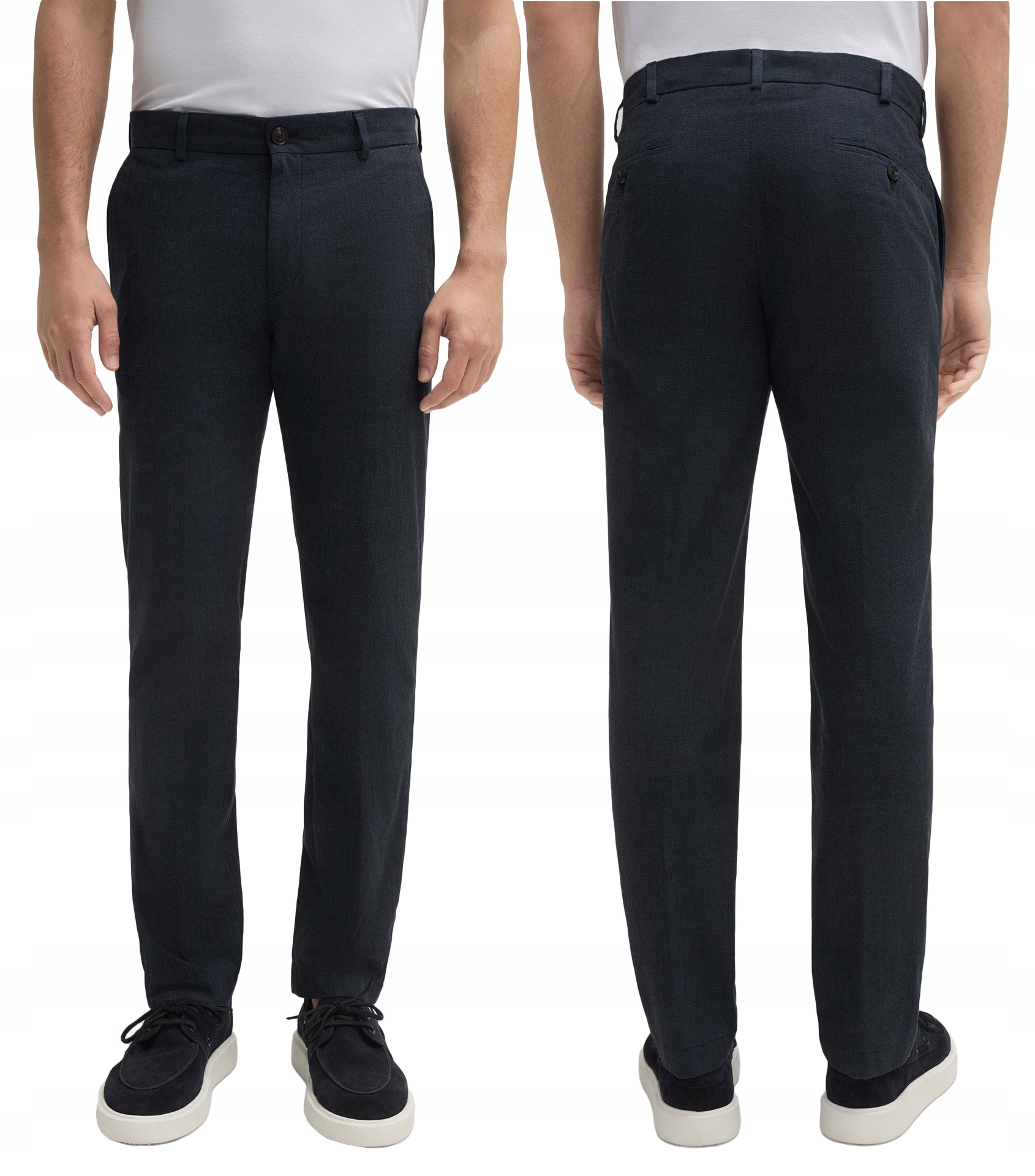 Elegantní pánské společenské kalhoty Chinosy pro vysoké osoby Hunter 410/03 42/36