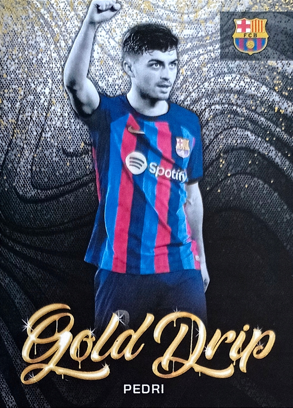Barcelona Team Set Gold Drip 2022/23 48 Pedri