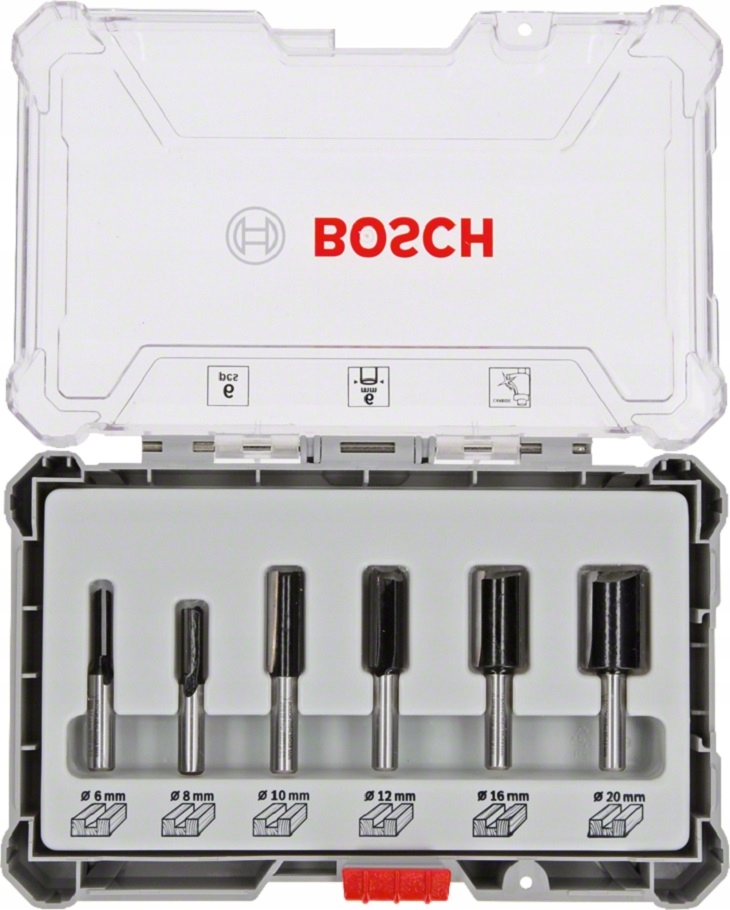 Sada Fréz 6 Ks Držák 6 MM