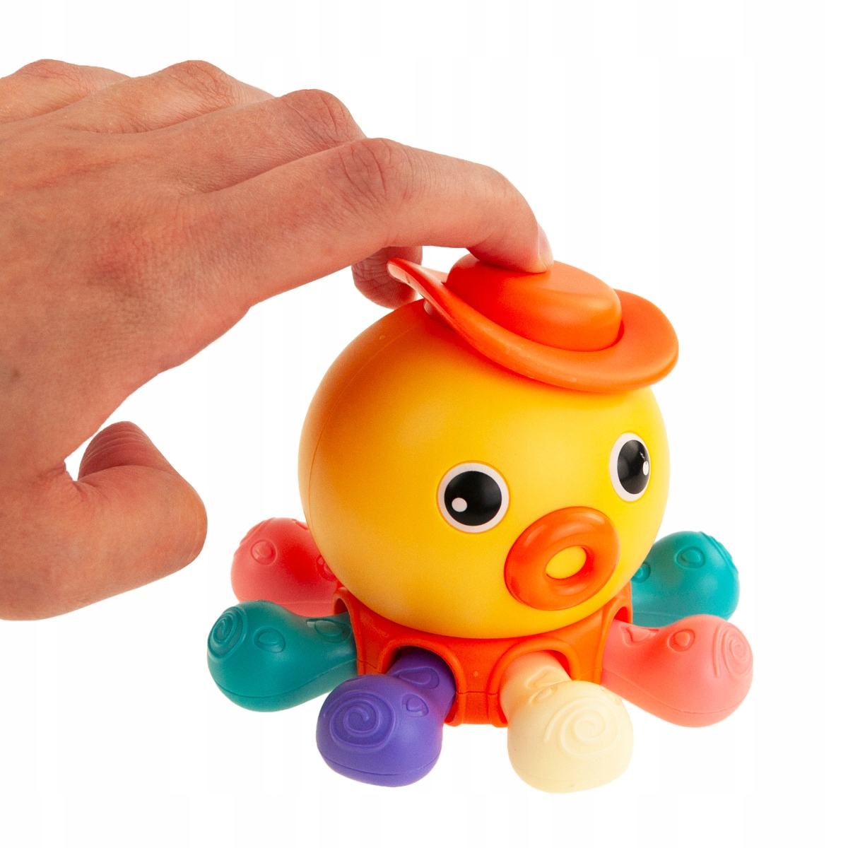 INTERAKTYWNA OŚMIORNICA SENSORYCZNA EDUKACYJNA Z DŹWIĘKIEM ZABAWKA ROZWIJA Kod producenta TG71067