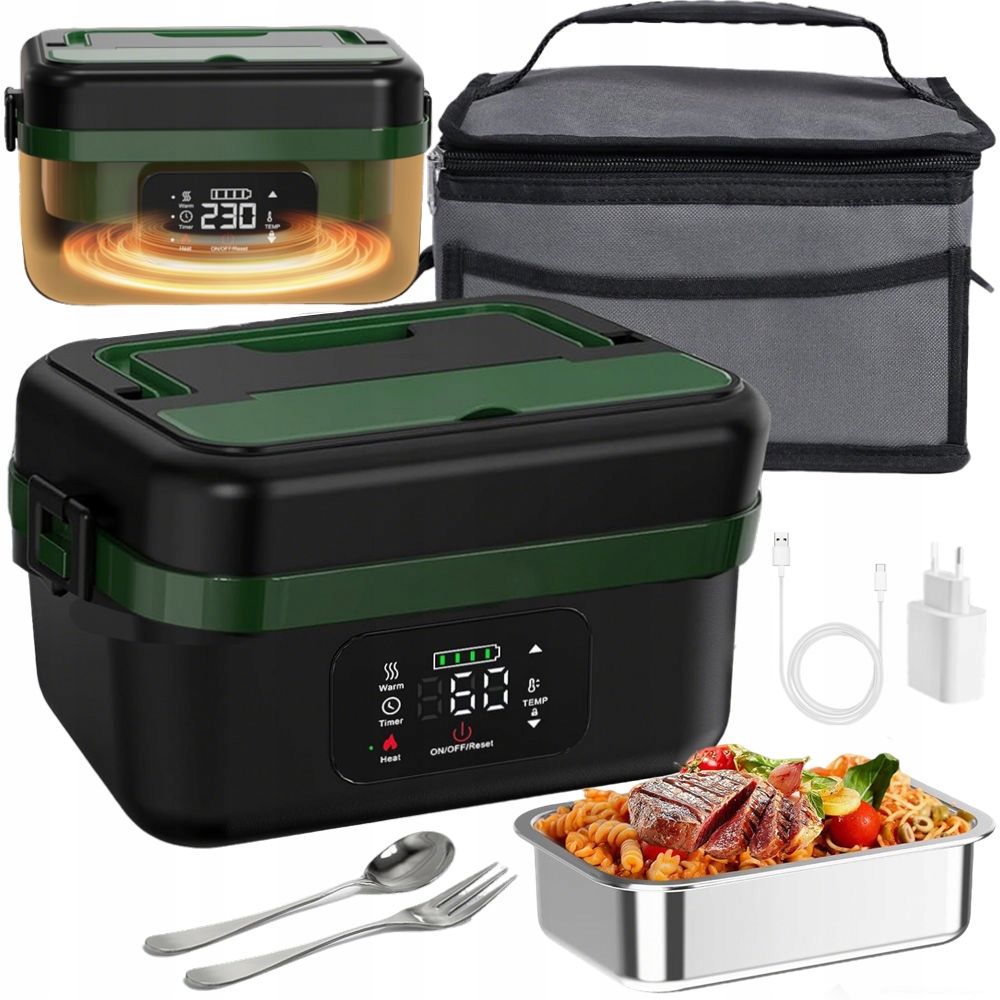 Elektrický Obědový Box Ohřívač Oběda 16,000 mAh Termotaška