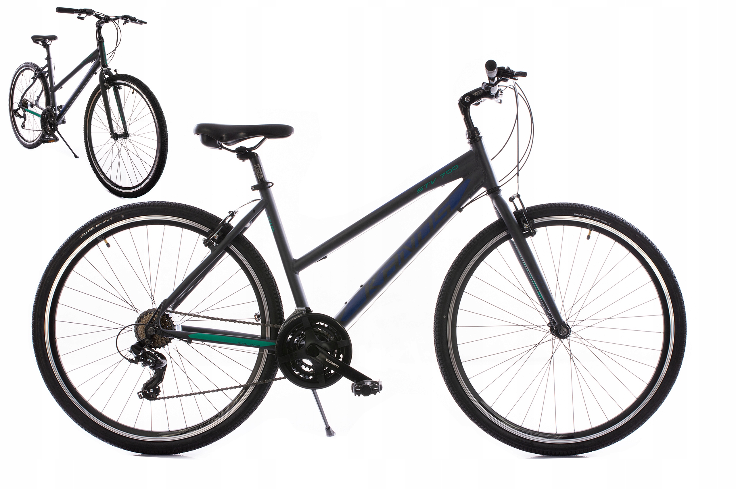 ROWER CROSS DAMKA KANDS STV 700 D19 graf-mięt 2022