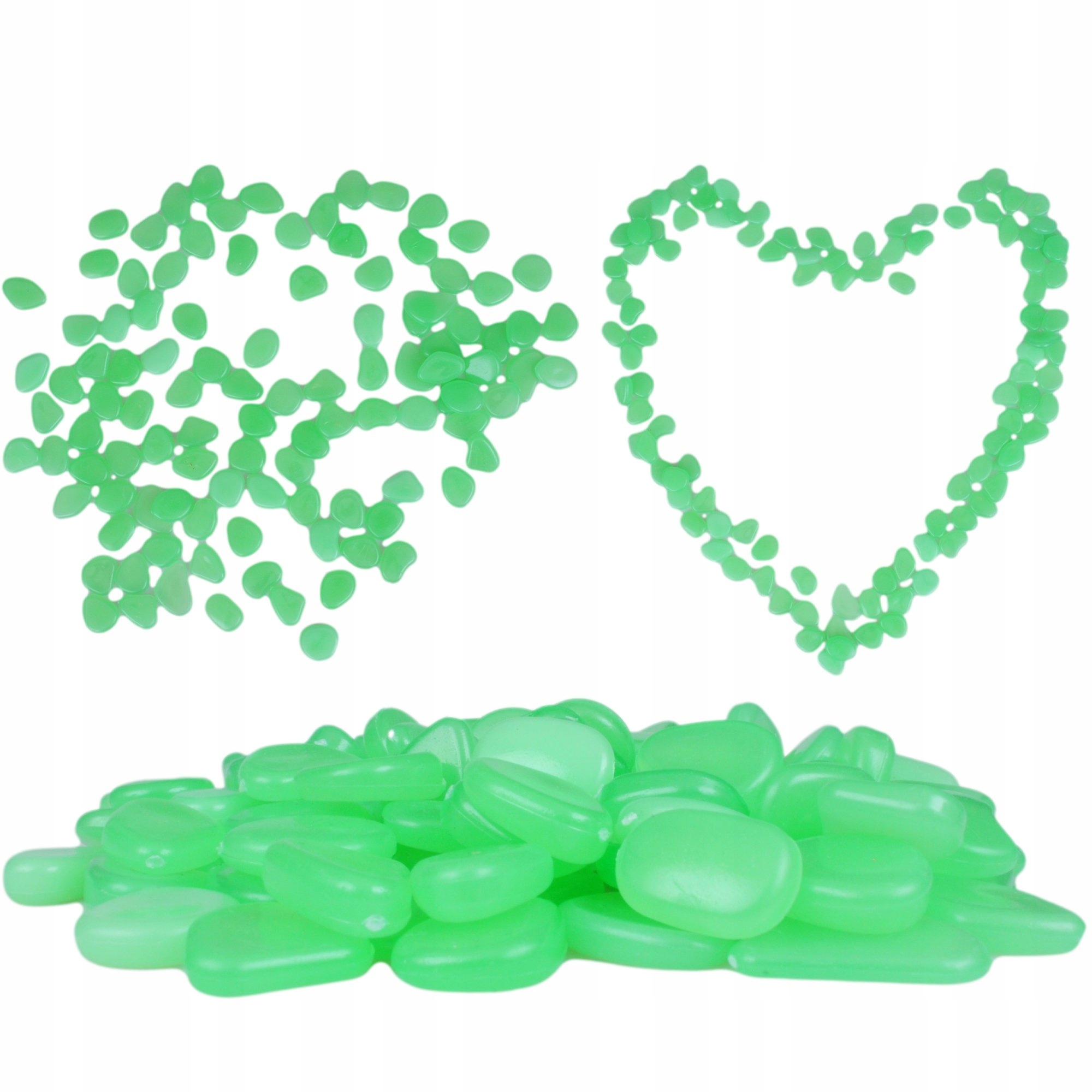 KAMIENIE ŚWIECĄCE FLUORESCENCYJNE KAMYKI 100SZT Kod producenta #5908