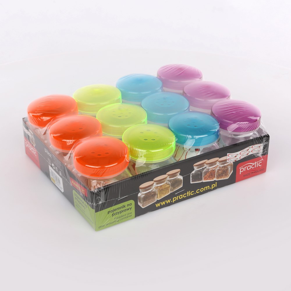 Pojemnik szklany na przyprawy posypywaczka 120 ml  8895 — 6