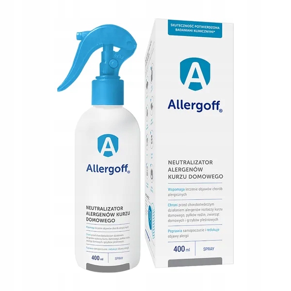 

Allergoff Spray Neutralizator roztoczy kurzu, 400