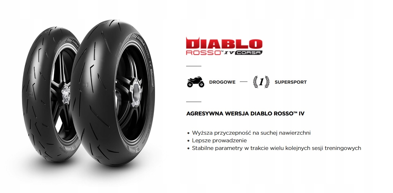 180/55ZR17 PIRELLI DIABLO ROSSO CORSA IV 180/55/17 Marka Pirelli