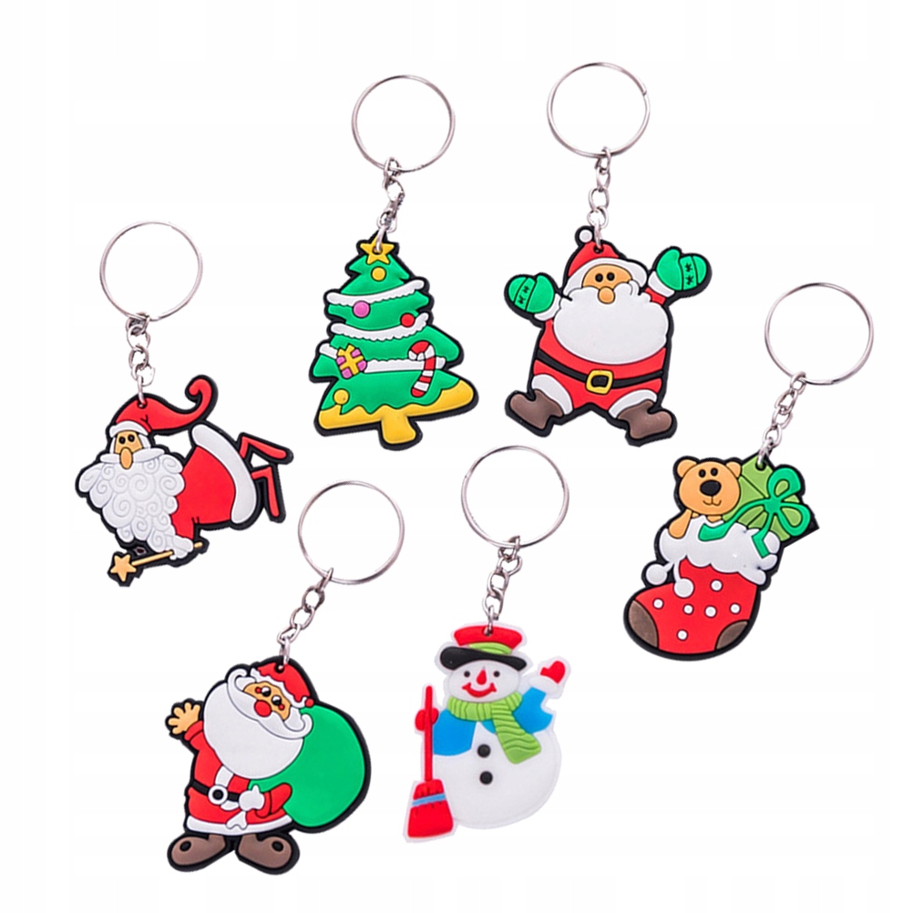 'CHRISTMAS TREE KEY RING SANTA CLAUS KEYCHAIN MEN W 16474070968