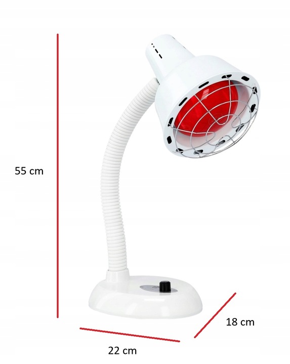 Lampa Sollux na podczerwień RegMag 275 W regulowana – Najważniejsze cechy