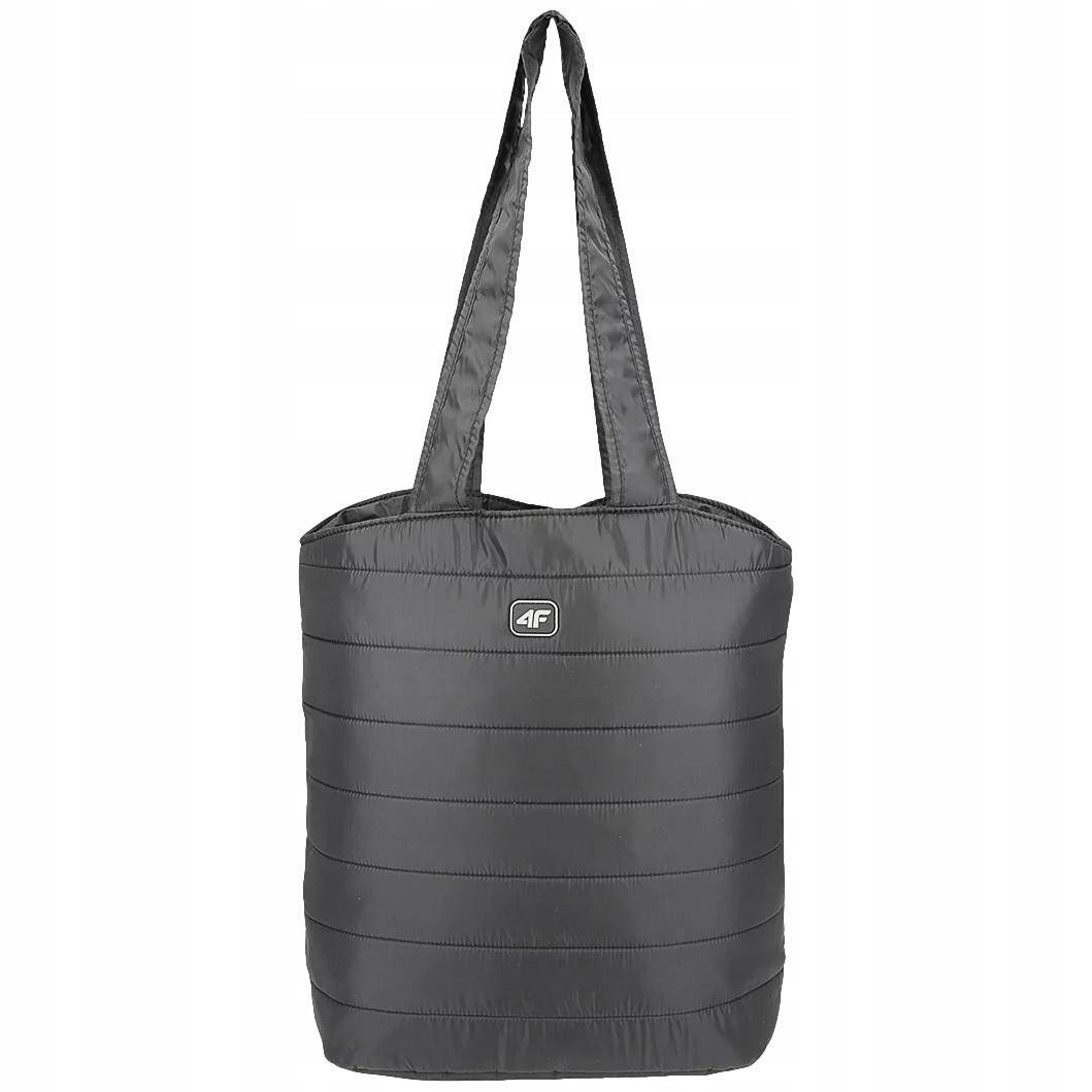 Torba na ramię Sportowa Miejska Shopper 4F AW23ASBGF027 czarna