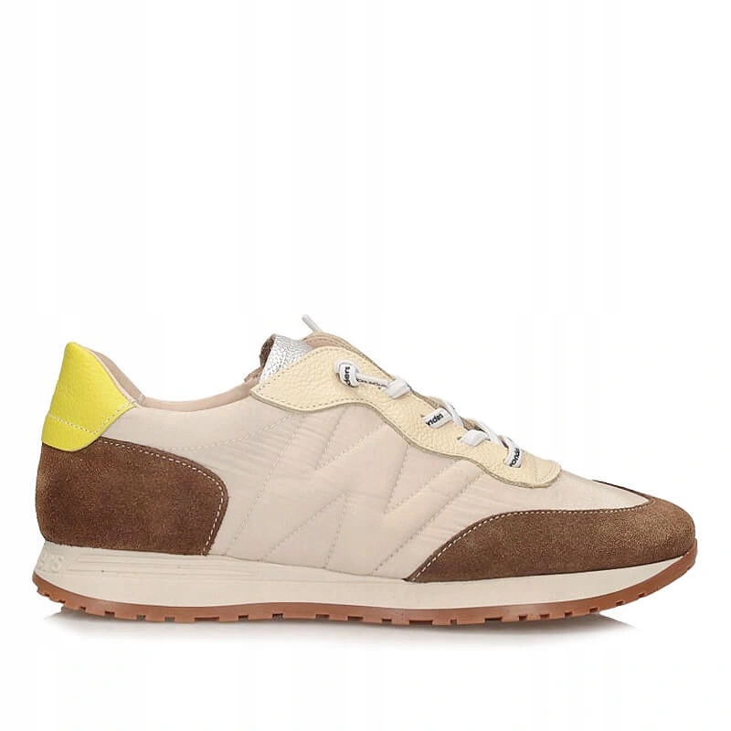 Dámské tenisky Wonders A-4802 Towanda Coñac Nylon Fog Taupe