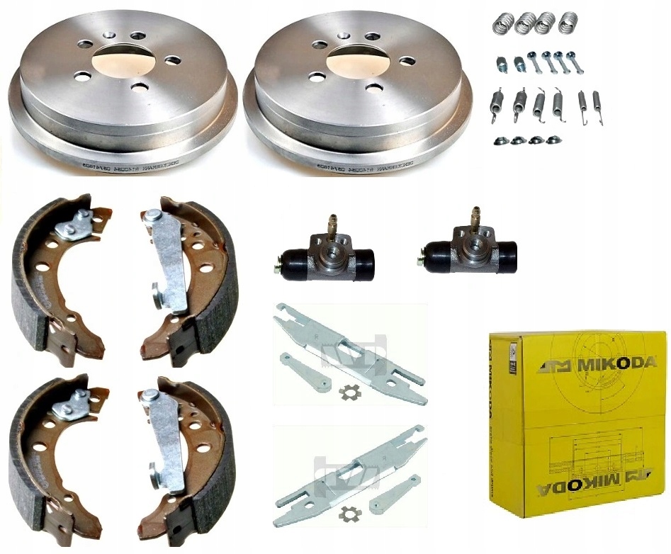 Bubny čelisti rozpěrného válce Škoda Fabia I II Vw Polo 9N 6R Litina