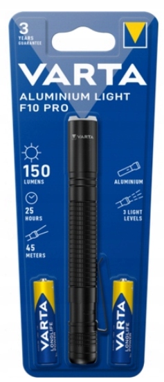 

Latarka Varta Aluminiowa Wytrzymała 3 Tryby Led