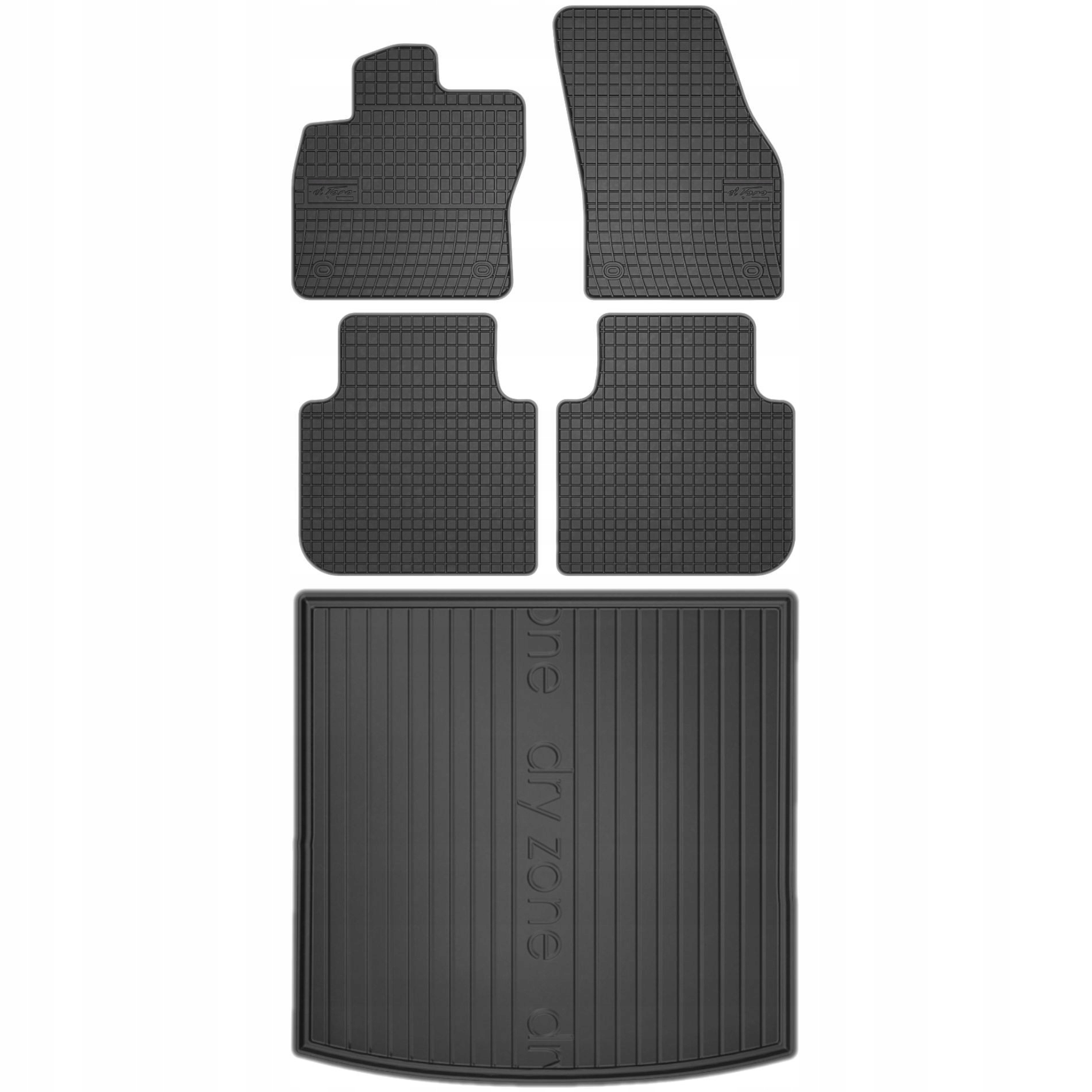 Gumové rohože rohož batožinového priestoru Škoda Kodiaq 16- bez police