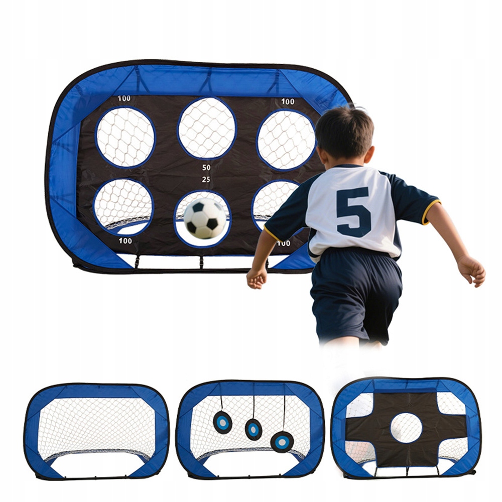 Fotbalová Branka Velká Kovová Tréninková S Přesnou Podložkou 4 Hry