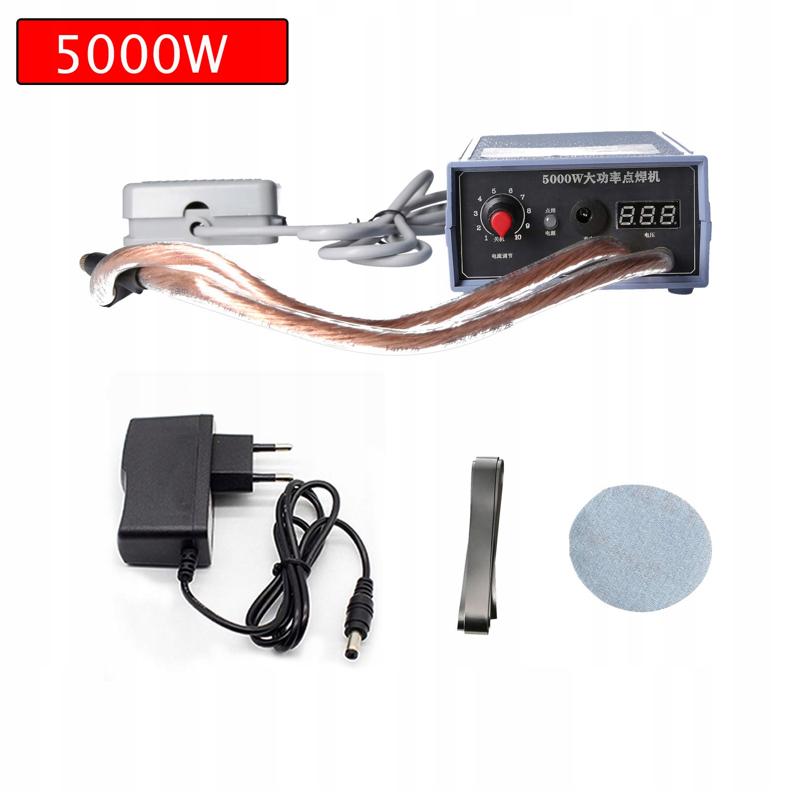 5000W Vysoce Výkonná Domácí Bodová Svářečka Pro Baterie 18650 Článků S Pedálem