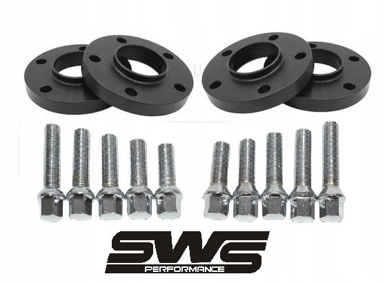 Прокладки для BMW 72,5 25 мм 5x120 + винты SWS черный