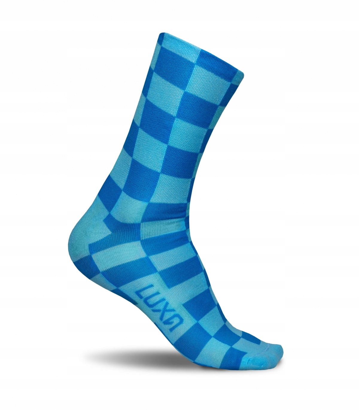 Skarpety rowerowe Luxa Squares Blue S