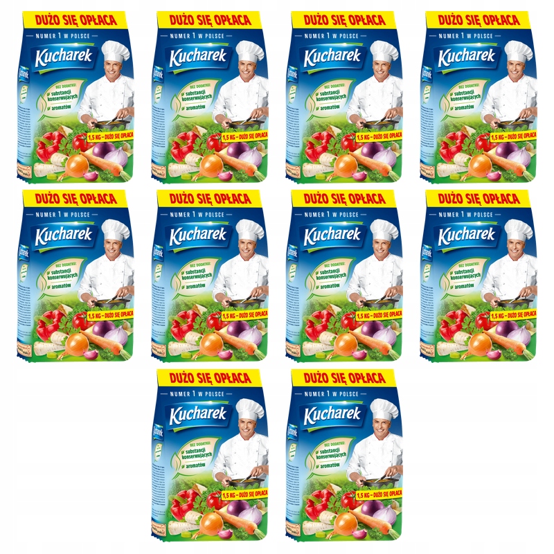 Koření na pokrmy 1,5 kg Kucharek X10