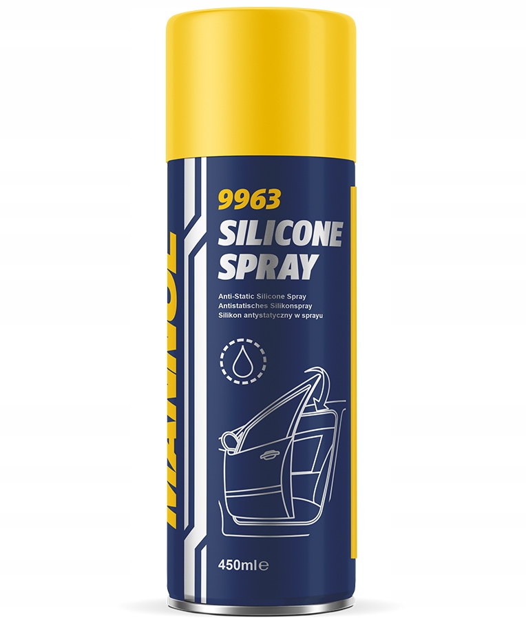 Uniwersalny Silikon W Sprayu Mannol 450 ml