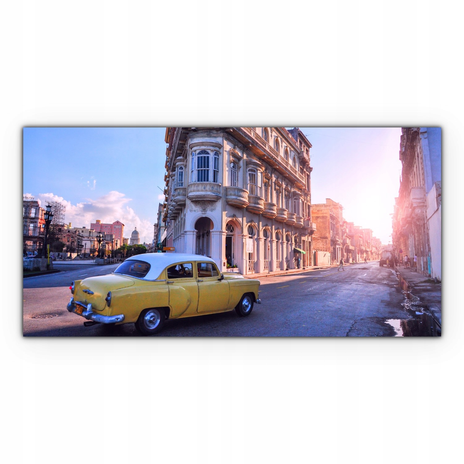 

Obraz na płótnie z foto 100x50 Retro Auto Hawana