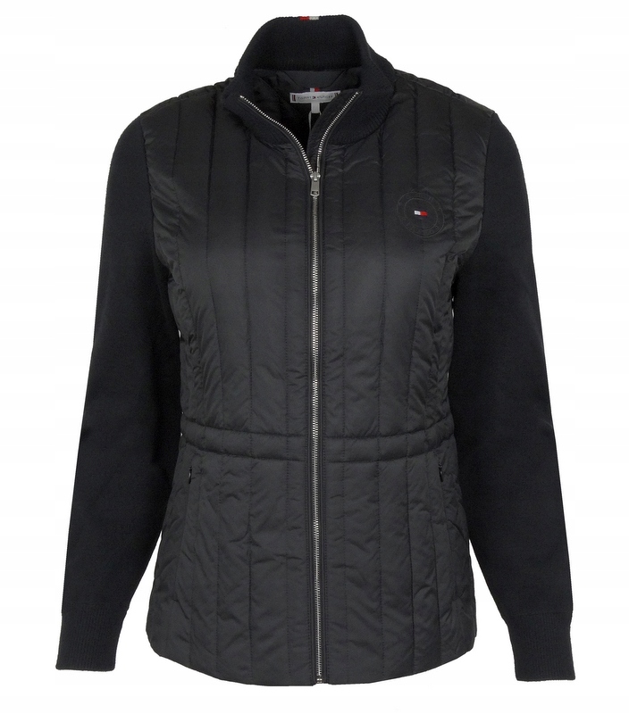 Tommy Hilfiger Dámská prošívaná přechodová bunda, černá, S